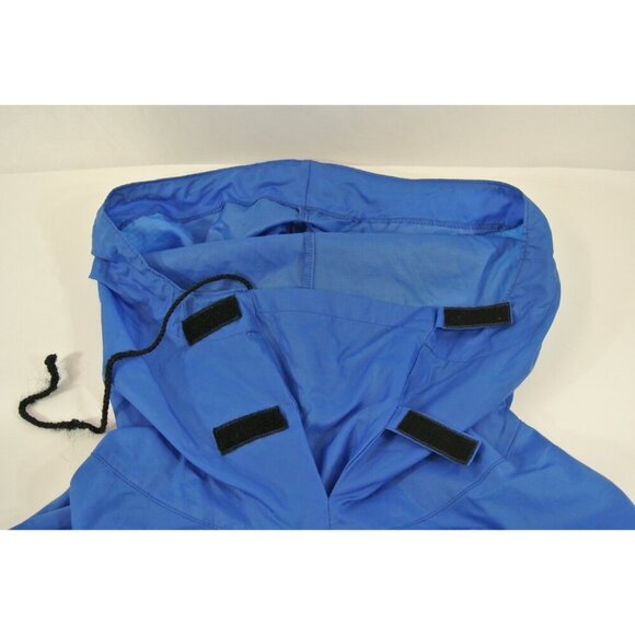 Vancouver Province News Vtg Pullover Windbreaker Blue 100% Nylon Mens Large - Picture 11 of 12